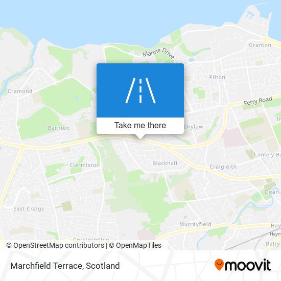 Marchfield Terrace map