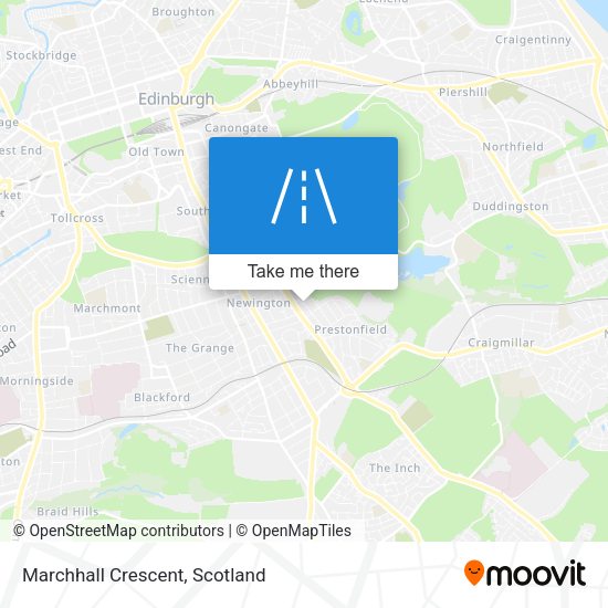 Marchhall Crescent map