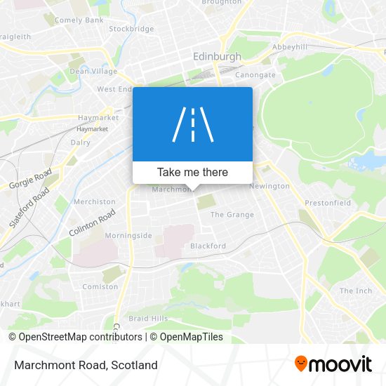 Marchmont Road map