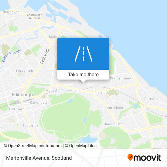 Marionville Avenue map