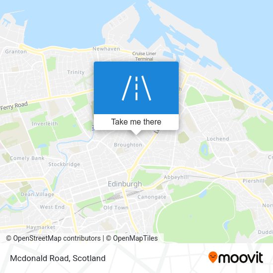 Mcdonald Road map