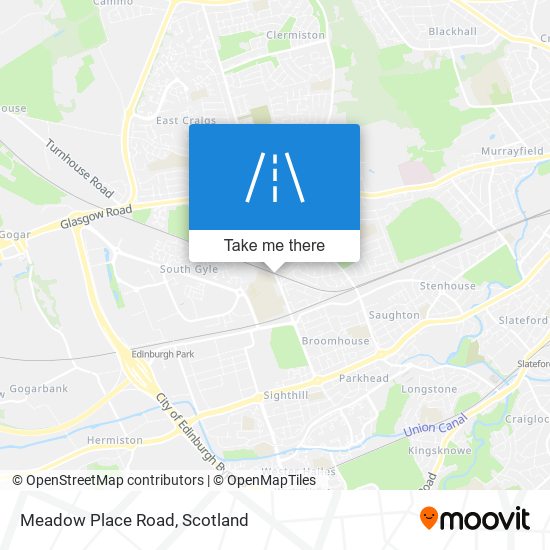 Meadow Place Road map