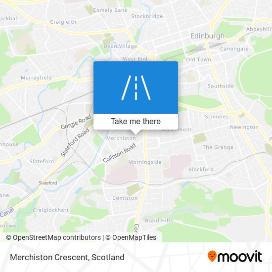 Merchiston Crescent map