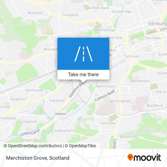 Merchiston Grove map