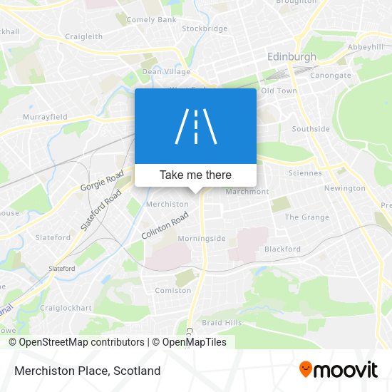 Merchiston Place map