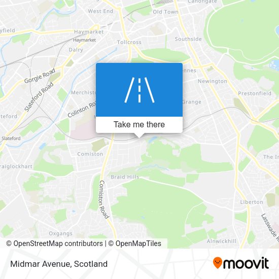 Midmar Avenue map