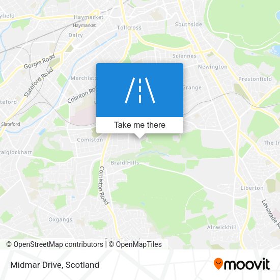 Midmar Drive map