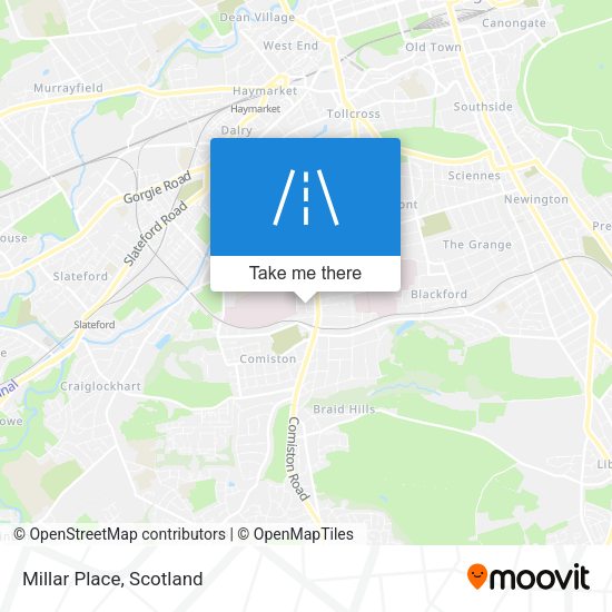 Millar Place map