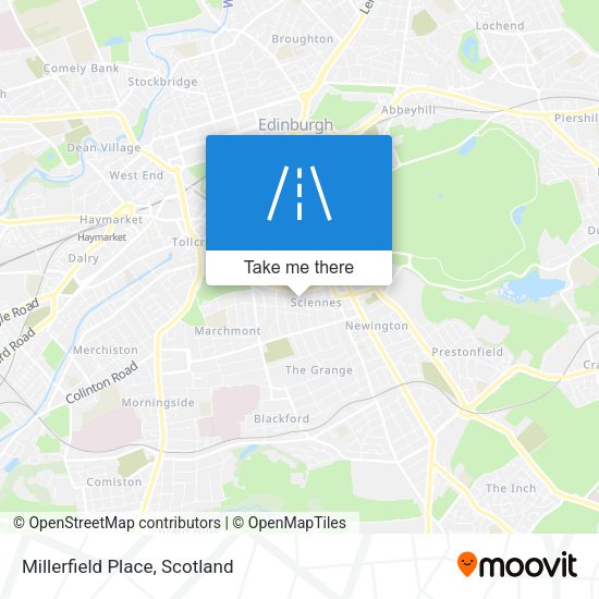 Millerfield Place map