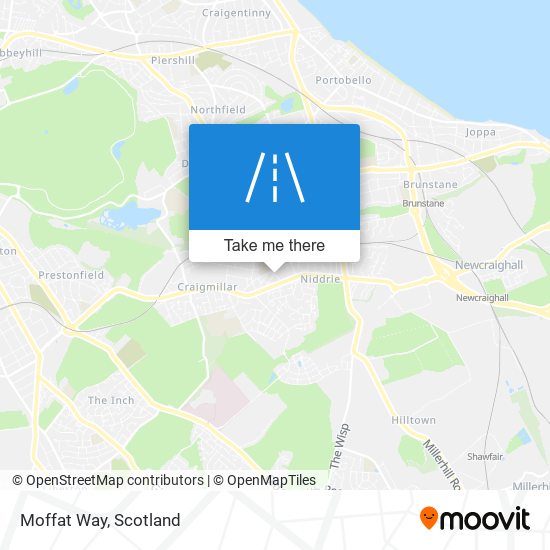 Moffat Way map