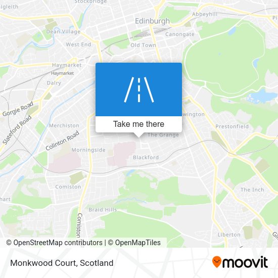 Monkwood Court map