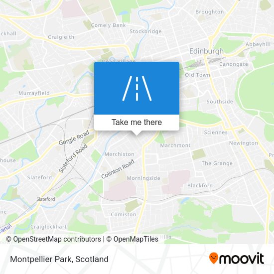 Montpellier Park map