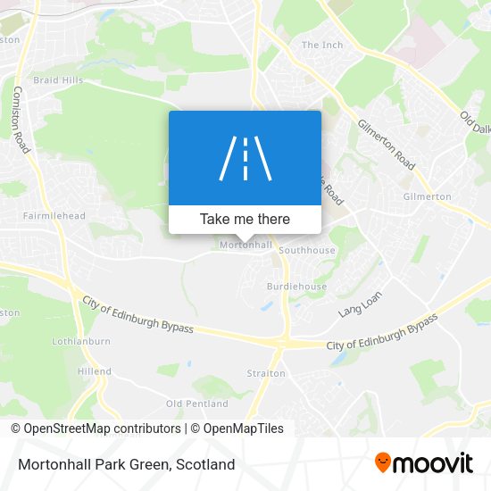 Mortonhall Park Green map