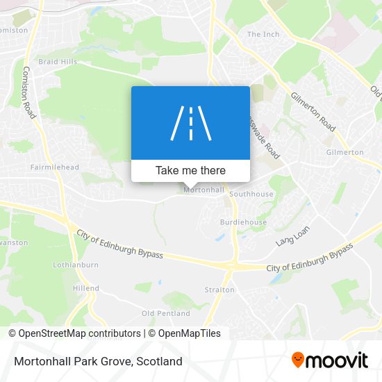 Mortonhall Park Grove map