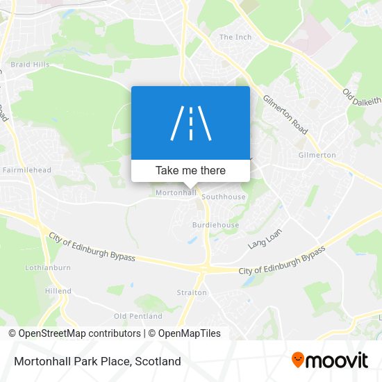Mortonhall Park Place map