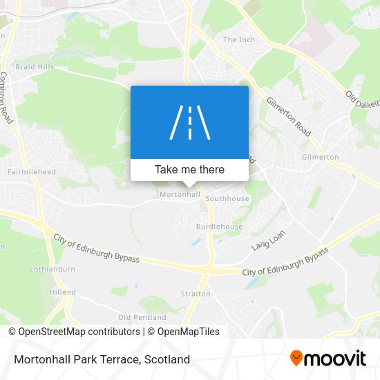 Mortonhall Park Terrace map