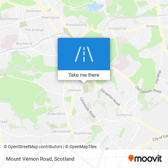 Mount Vernon Road map