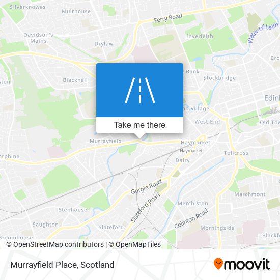 Murrayfield Place map