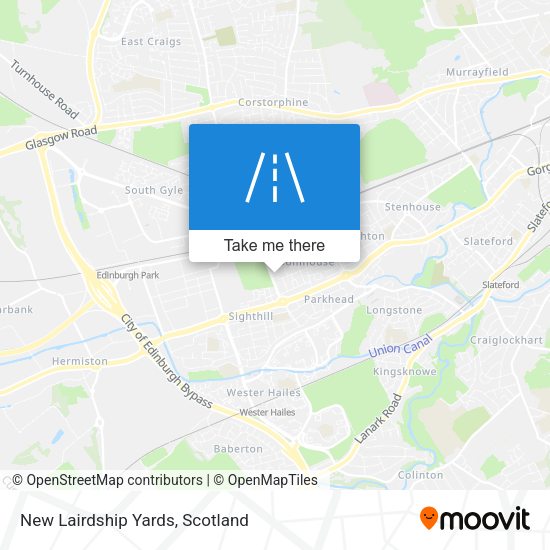 New Lairdship Yards map
