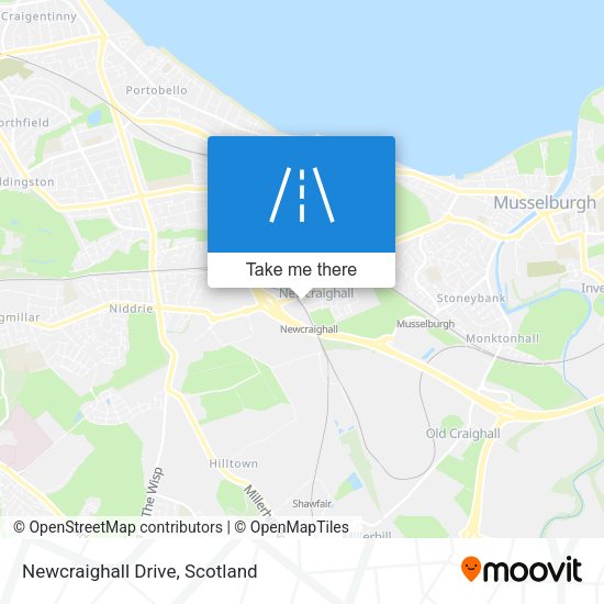 Newcraighall Drive map