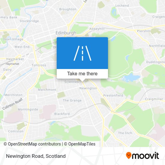 Newington Road map