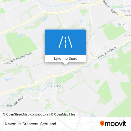 Newmills Crescent map