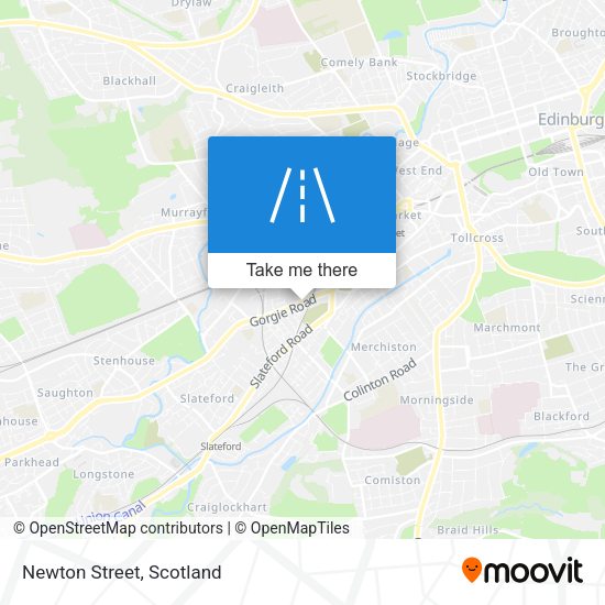 Newton Street map