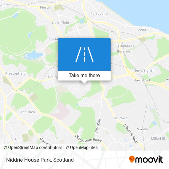 Niddrie House Park map