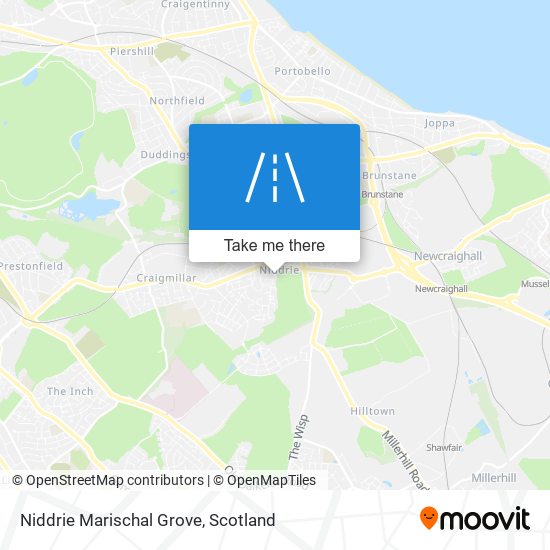 Niddrie Marischal Grove map