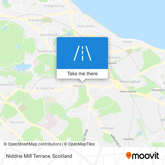 Niddrie Mill Terrace map