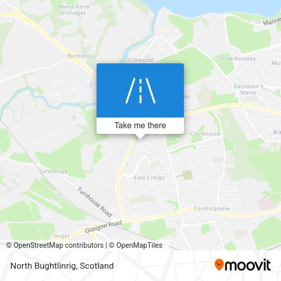 North Bughtlinrig map
