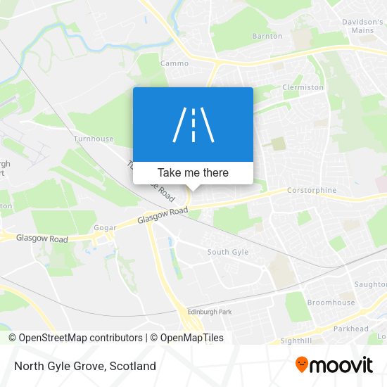 North Gyle Grove map
