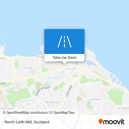North Leith Mill map
