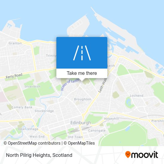 North Pilrig Heights map