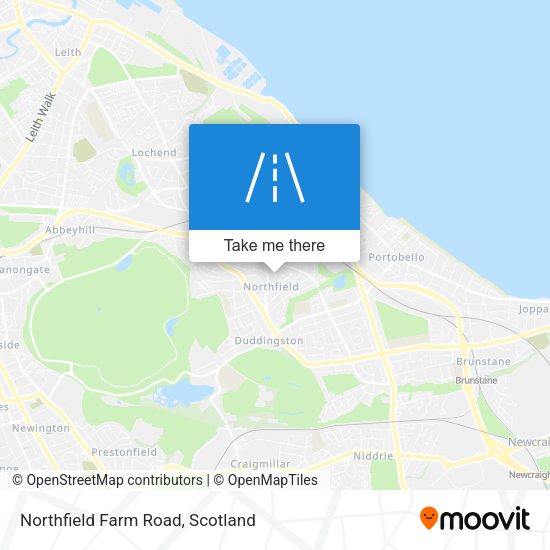 Northfield Farm Road map