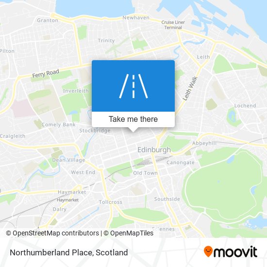 Northumberland Place map