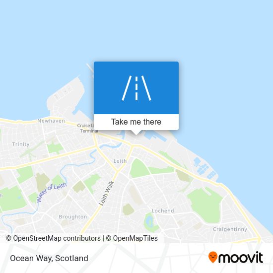 Ocean Way map