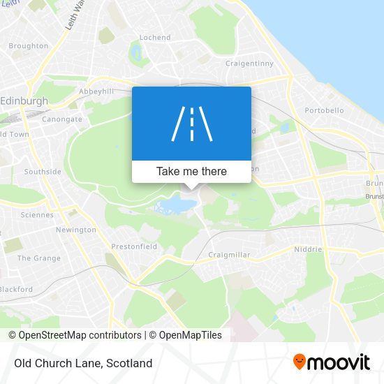 Old Church Lane map