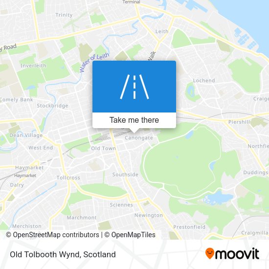 Old Tolbooth Wynd map