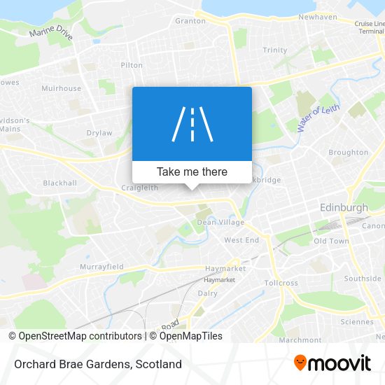 Orchard Brae Gardens map