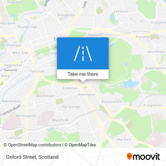 Oxford Street map