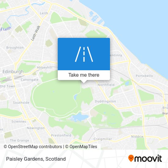 Paisley Gardens map