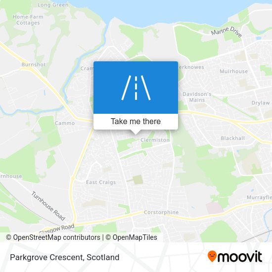 Parkgrove Crescent map