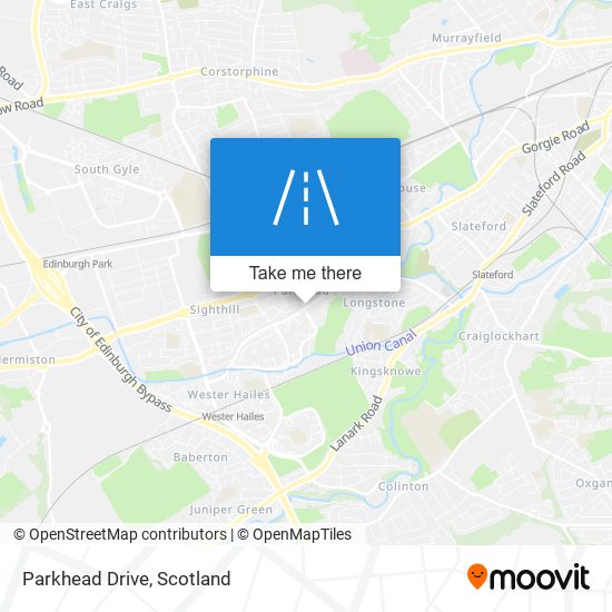 Parkhead Drive map