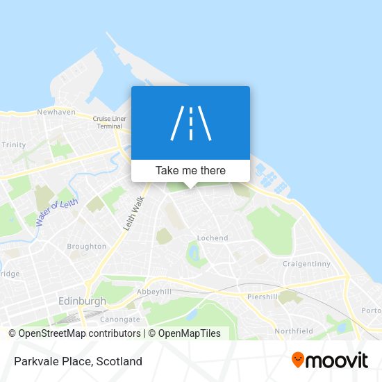 Parkvale Place map