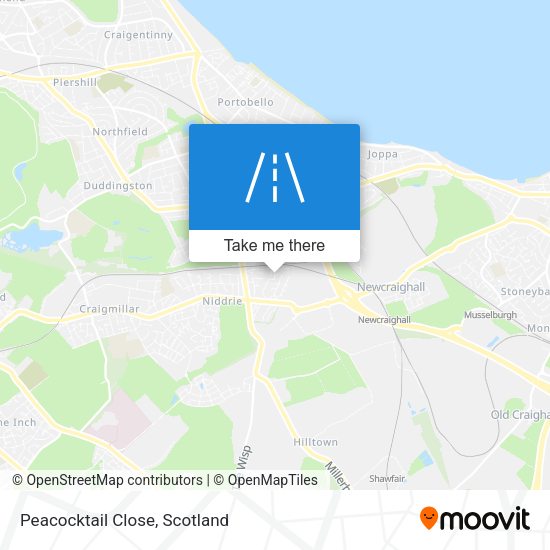Peacocktail Close map