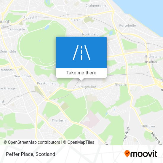 Peffer Place map