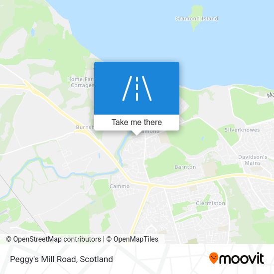 Peggy's Mill Road map