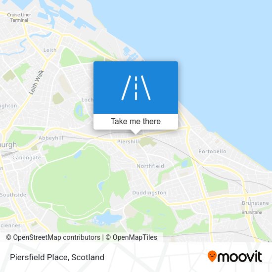 Piersfield Place map