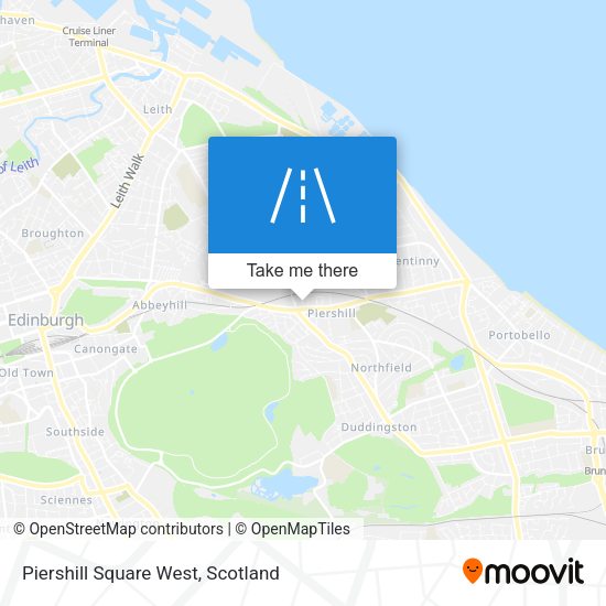 Piershill Square West map
